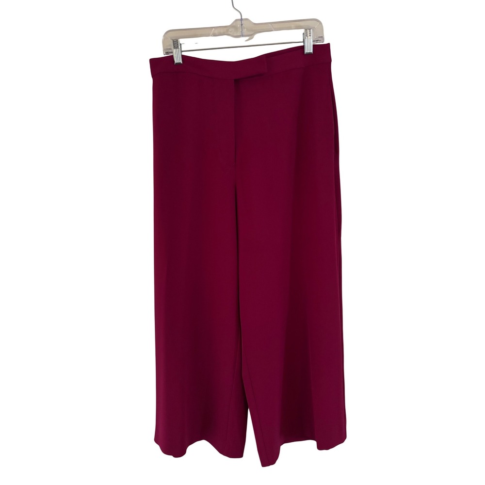 Zara Wide Leg Pants in Plum